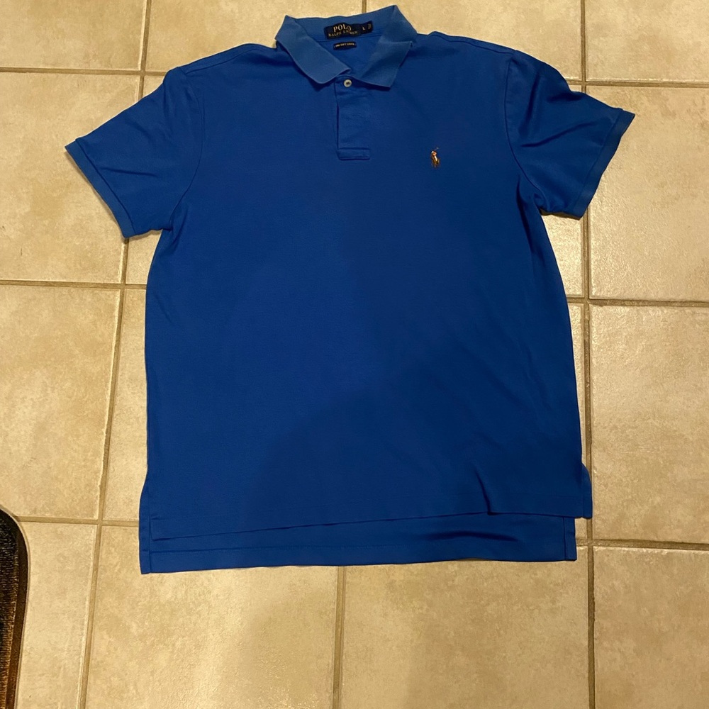 Polo by Ralph Lauren Men's Royal Blue Polo Shirt
